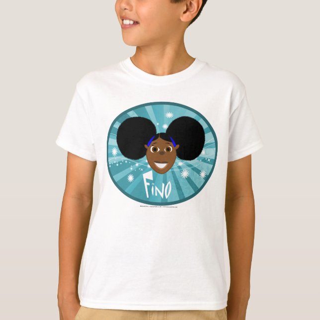 Camiseta Bino y Fino - azul fresco de Fino (Anverso)
