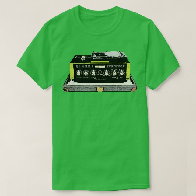Camiseta Binson Echorec Guitar FX Fan Art Design (Diseño del anverso)