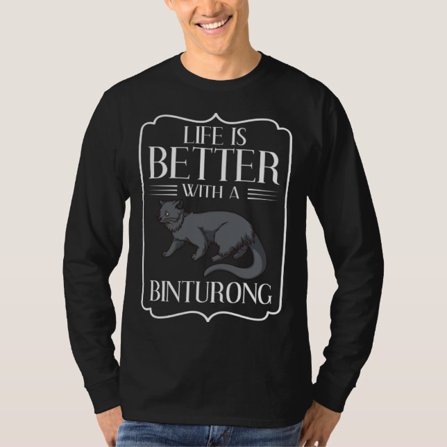 Camiseta Binturong Bearcat  Cute Animal (Anverso)