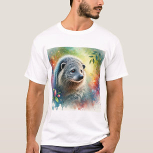 Camiseta Binturong in Watercolor 060824AREF124 - Watercolor