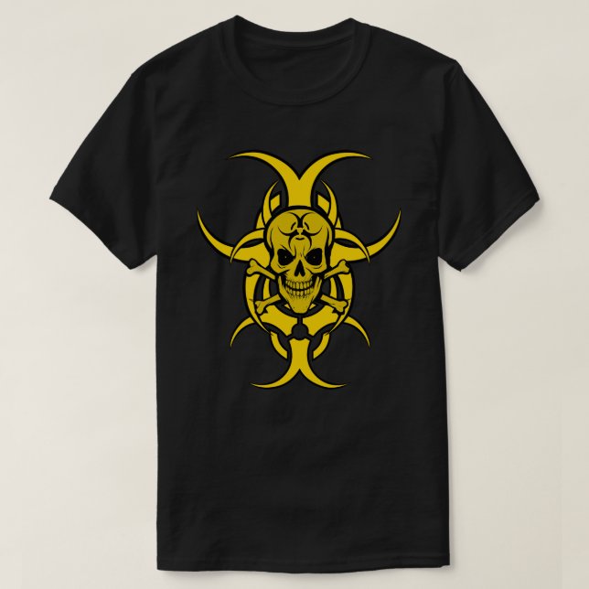 Camiseta Bio Hazard Grinning Skull T-Shirt v3 (Diseño del anverso)