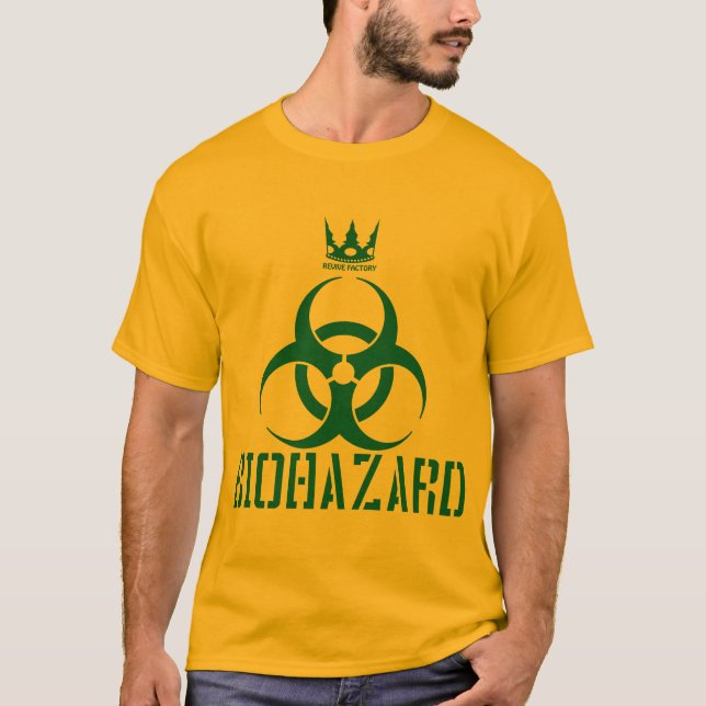 CAMISETA BIOHAZARD（青） (Anverso)