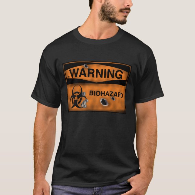 Camiseta Biohazard amonestador (Anverso)