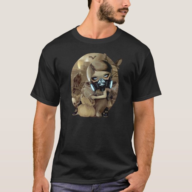 Camiseta Biohazard de hadas gótico del Cyberpunk de la (Anverso)