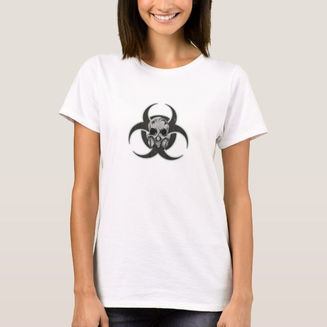 Camiseta Biohazard Skull (Anverso)