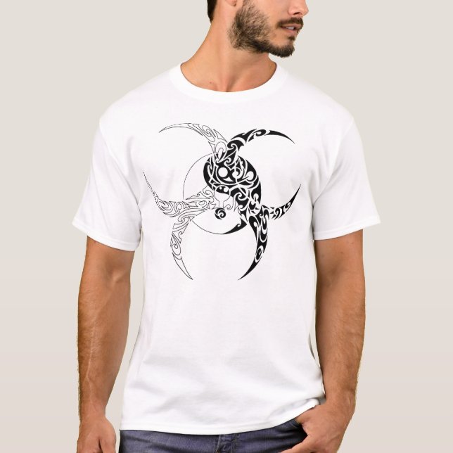 Camiseta Biohazard Yin Yang (Anverso)