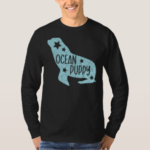 Camiseta Biolo marino animal de león de mar de cachorro oce