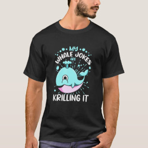 Camiseta Bióloga marina, Chistes de ballenas ricas la están