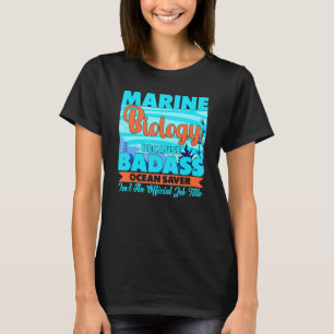 Camiseta Bióloga marina de ballena Biología marina en el oc