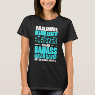 Camiseta Bióloga marina de ballena Biología marina en el oc