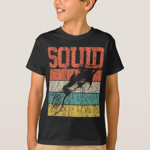 Camiseta Bióloga marina de época Squid Retro