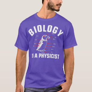 Camiseta Biología a un especialista en física de ciencias
