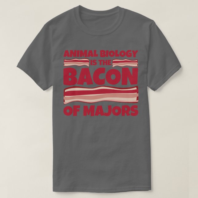 Camiseta Biología animal Regalos tocino de los mayores clás (Diseño del anverso)