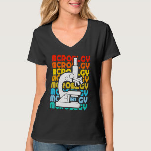 Camiseta Biología Antigüa Biólogo Microscopio Microbiología