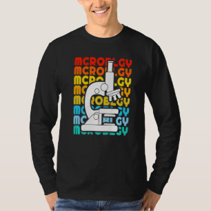 Camiseta Biología Antigüa Biólogo Microscopio Microbiología