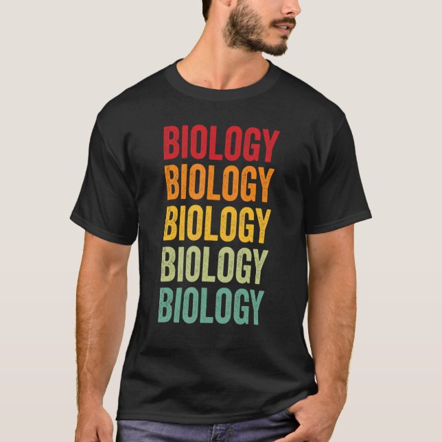 Camiseta Biología Biología Hobbyab Diseño Arcoiris (Anverso)