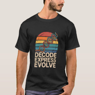 Camiseta Biología Celular Retro ADN Ciencia Molecular Célul