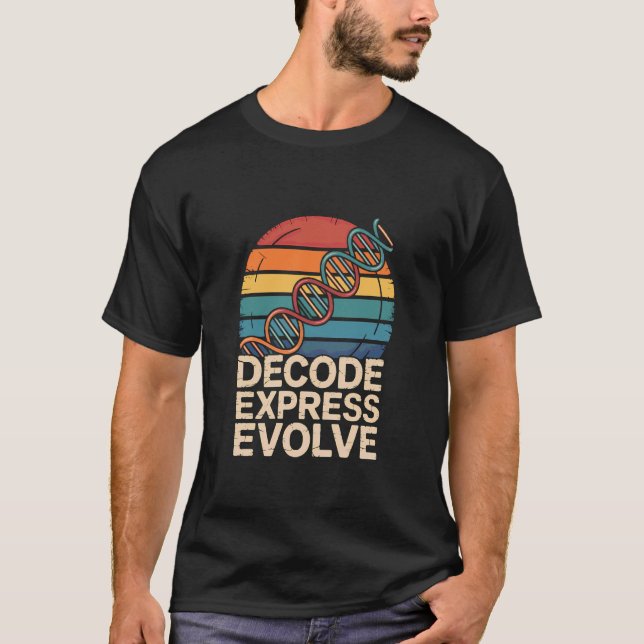 Camiseta Biología Celular Retro ADN Ciencia Molecular Célul (Anverso)