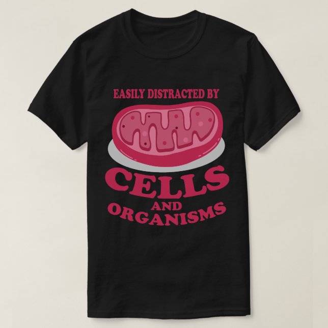 Camiseta Biología Ciencia Biólogo Científico Mitochondria C (Diseño del anverso)