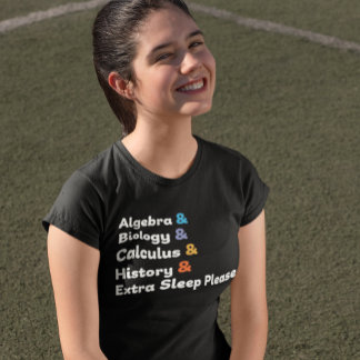 Camiseta Biología de Álgebra Ampersa | Divertido | Volver a