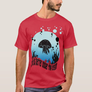 Camiseta Biología de la Vida Marina en el Océano Submarinis