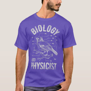 Camiseta Biología De Las Aves A Un Biologismo Gracioso De L