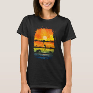 Camiseta Biología De Los Sabaneses Africanos Hábitats Eleph