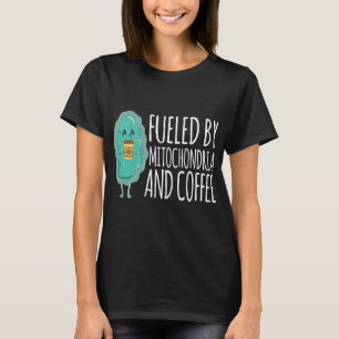 Camiseta Biología de pionetas de café de Mitochondria alime