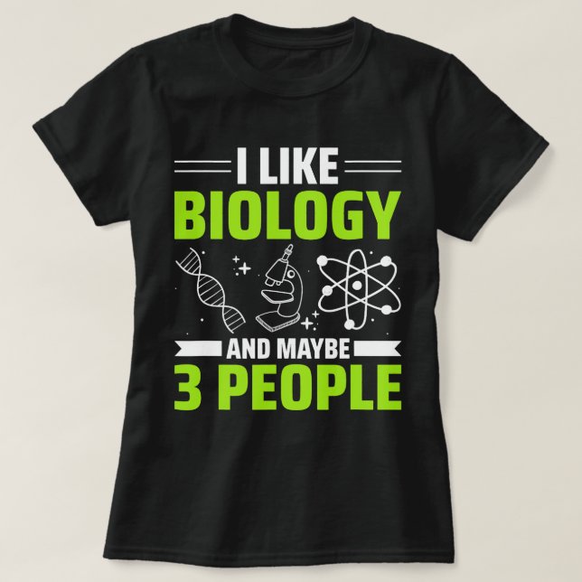 Camiseta Biología del biólogo de la ciencia del ADN 2 (Diseño del anverso)