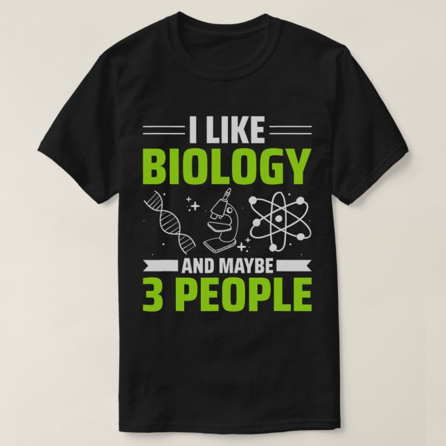 Camiseta Biología del biólogo de la ciencia del ADN 2 (Diseño del anverso)