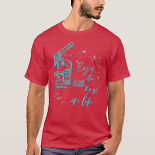 Camiseta Biología del microscopio