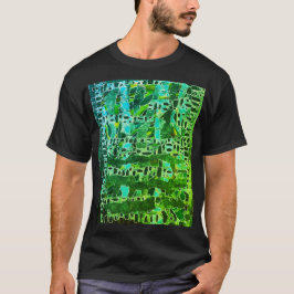 Camiseta "Biología del Mosaico Verde" masculino