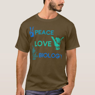 Camiseta Biología del regalo de ciencia hippie
