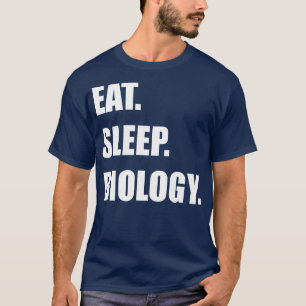 Camiseta Biología del sueño de comer