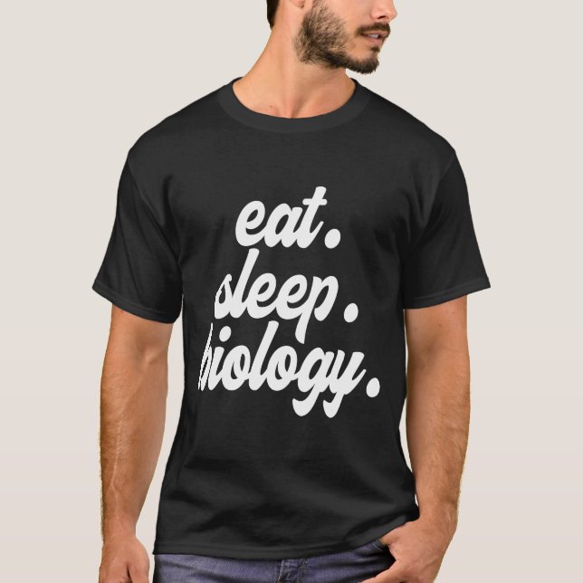 Camiseta Biología del sueño de comer (Anverso)