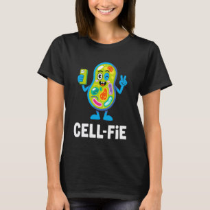 Camiseta Biología Divertida Ciencia Monada Selfie Chiste Té