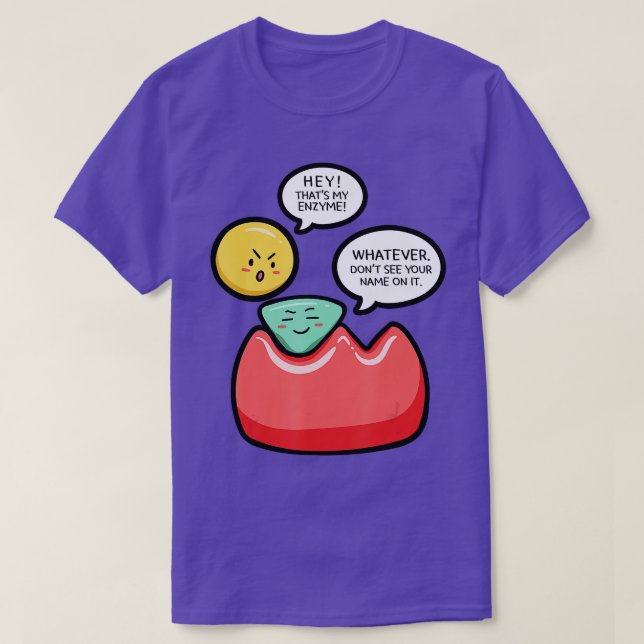 Camiseta Biología Enzimas Ciencia Molécula Biológica Biolog (Diseño del anverso)