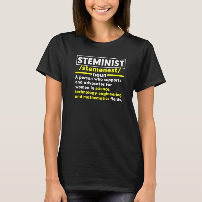 Camiseta Biología Esteminista Mayor Ciencia Escuadrón (Anverso)