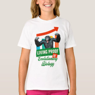 Camiseta Biología Evolutiva Humor de Primates