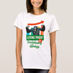 Camiseta Biología Evolutiva Humor de Primates