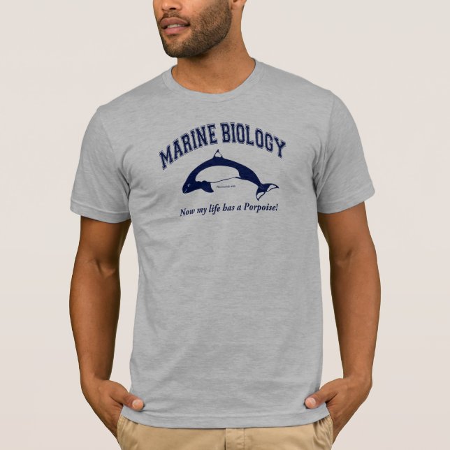 Camiseta Biología marina (Anverso)