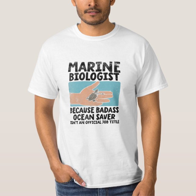 Camiseta Biología marina (Anverso)