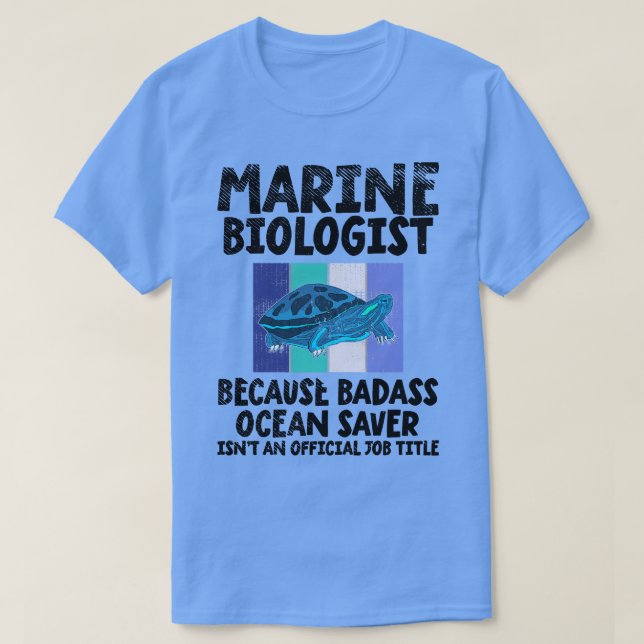 Camiseta Biología marina (Diseño del anverso)
