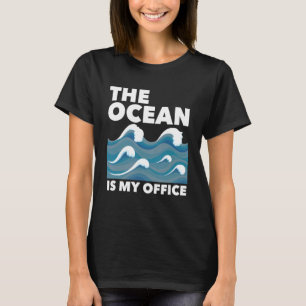 Camiseta Biología Marina El Océano Biólogo Marino Es Mi Ofi