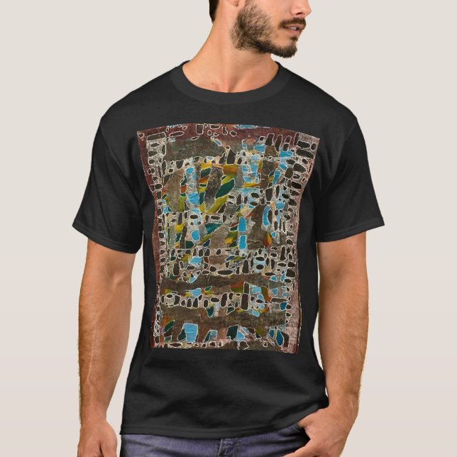 Camiseta "Biología mosaica" masculina (Anverso)