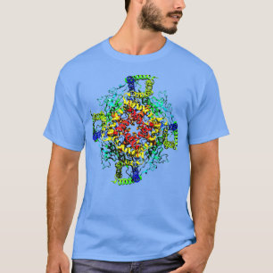 Camiseta Biología Proteína de la estructura de microscopía 