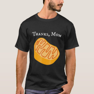 Camiseta biología t , mitocondria , gracias, mamá, ciencia.