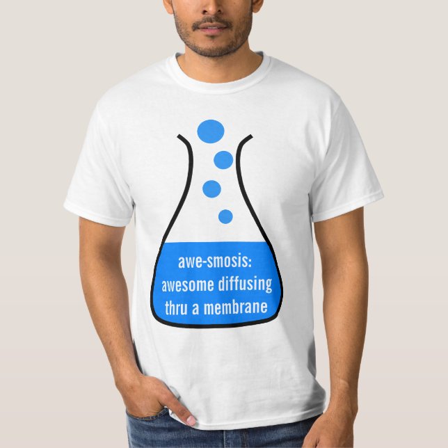 Camiseta Biología y química: La ciencia de enseñanza es (Anverso)