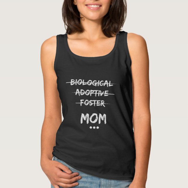 Camiseta Biológico, Adoptivo, Famoso... Mamá (Anverso)