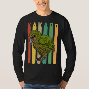 Camiseta biólogo de aves Kakapo ornitólogo observador de av